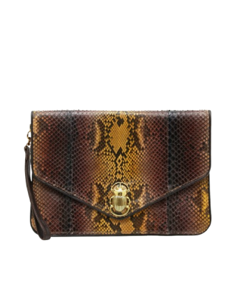 Pochette Python Alicia Oeil...